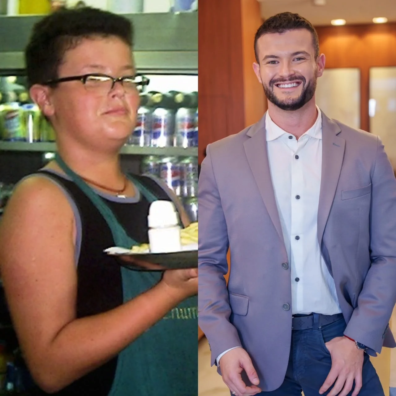 Gabriel Merlin: sua própria transformação, antes e depois