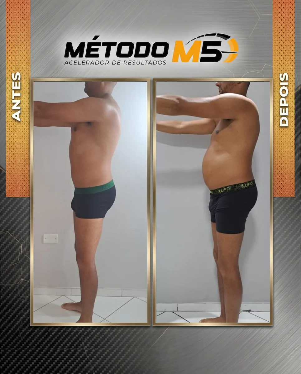 Transformação — antes e depois
