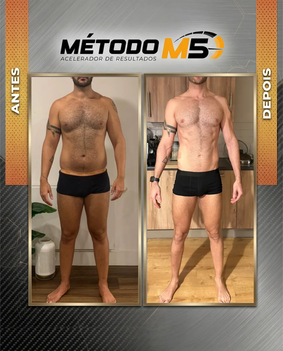 Transformação — antes e depois