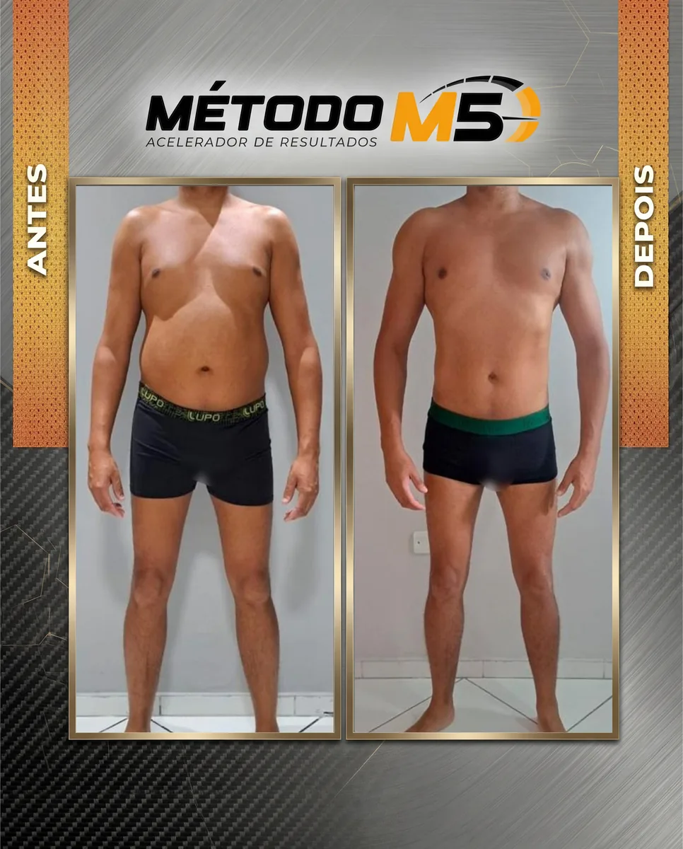 Transformação — antes e depois