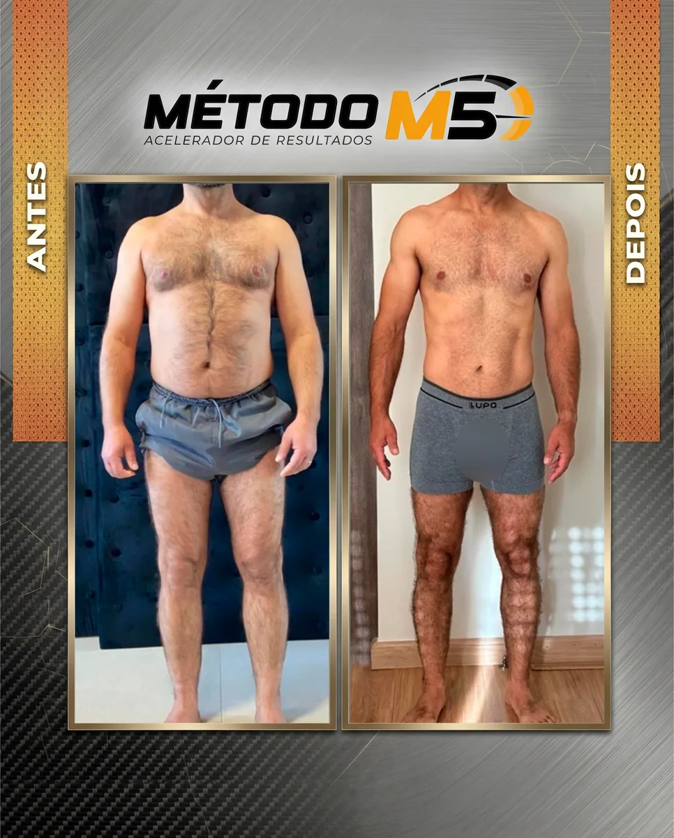 Transformação — antes e depois