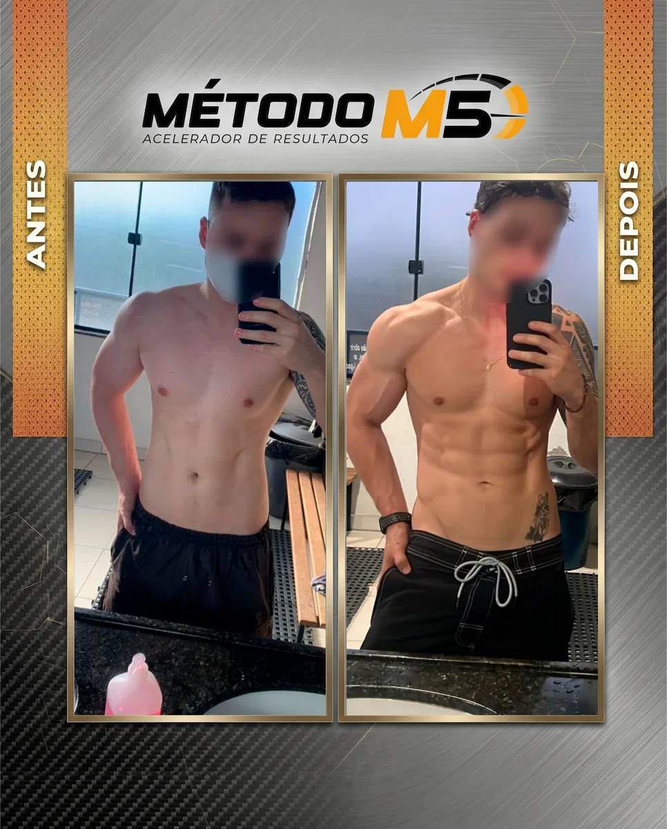 Transformação — antes e depois