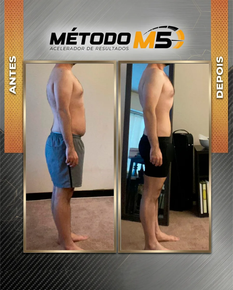 Transformação — antes e depois