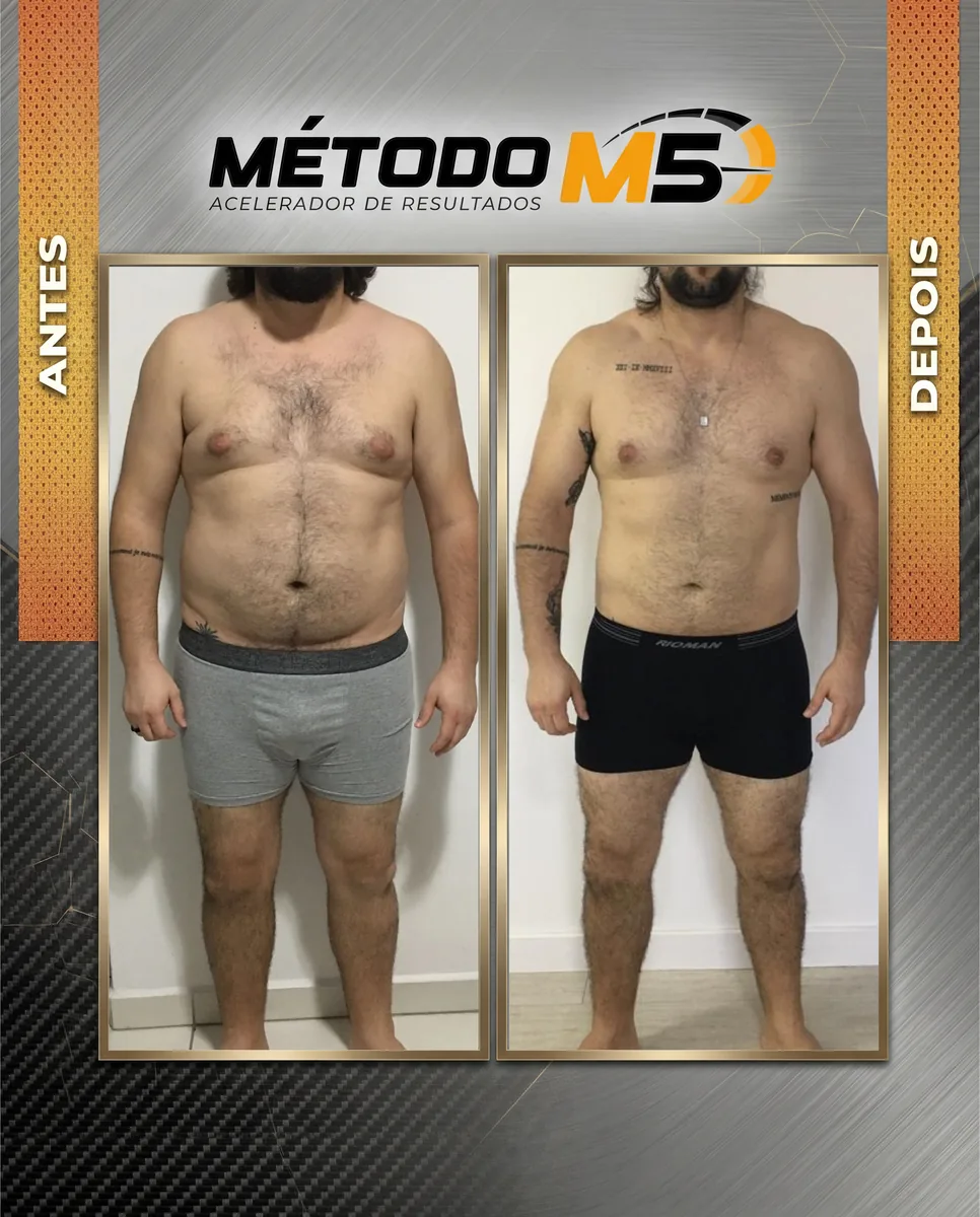 Transformação — antes e depois