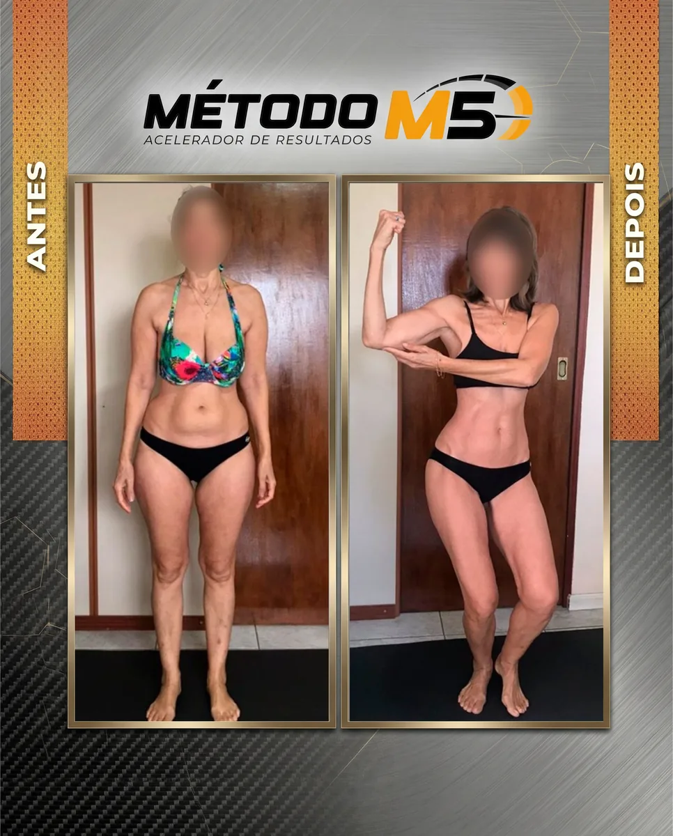 Transformação — antes e depois