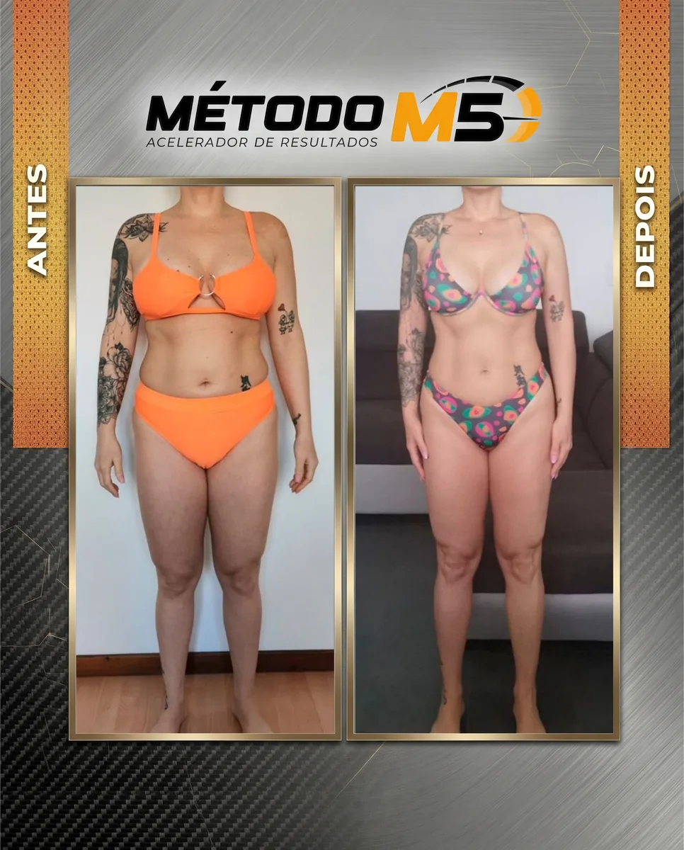 Transformação — antes e depois